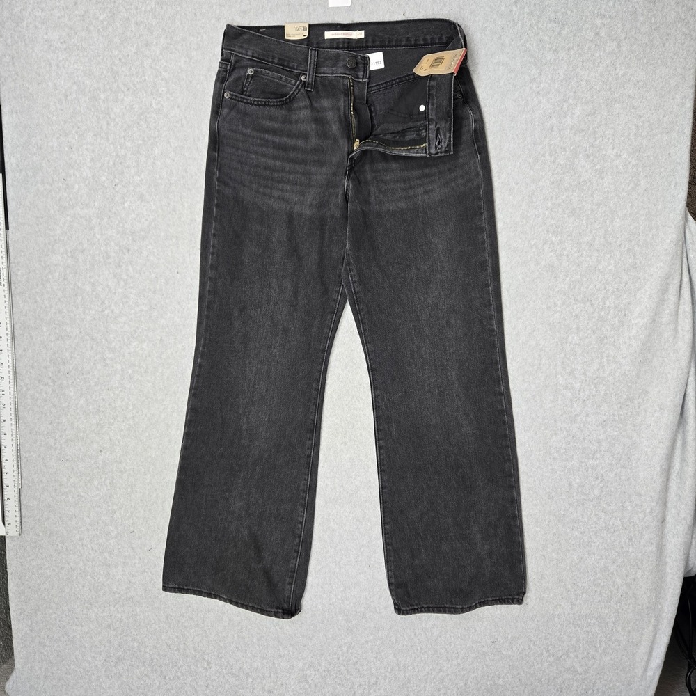 Levi's‎ Women Jeans 28X31 Gray Denim 94 Bootcut Baggy Skate Grunge NWT